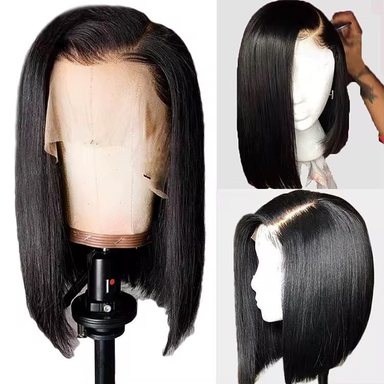 5*5 lace Perruque vietnamienne droite SDD Bob 12 pouces