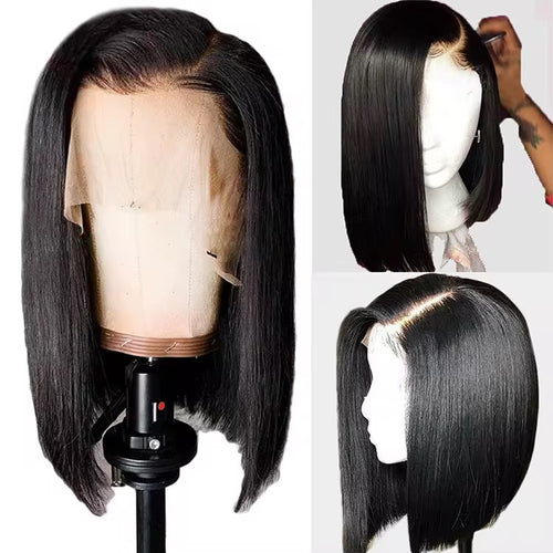 5*5 lace Perruque vietnamienne droite SDD Bob 12 pouces