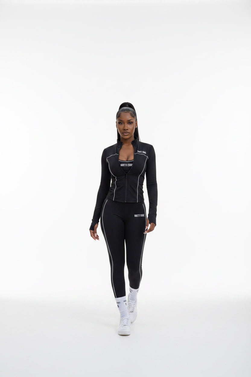 Ensemble yoga noir marque ninetyicons